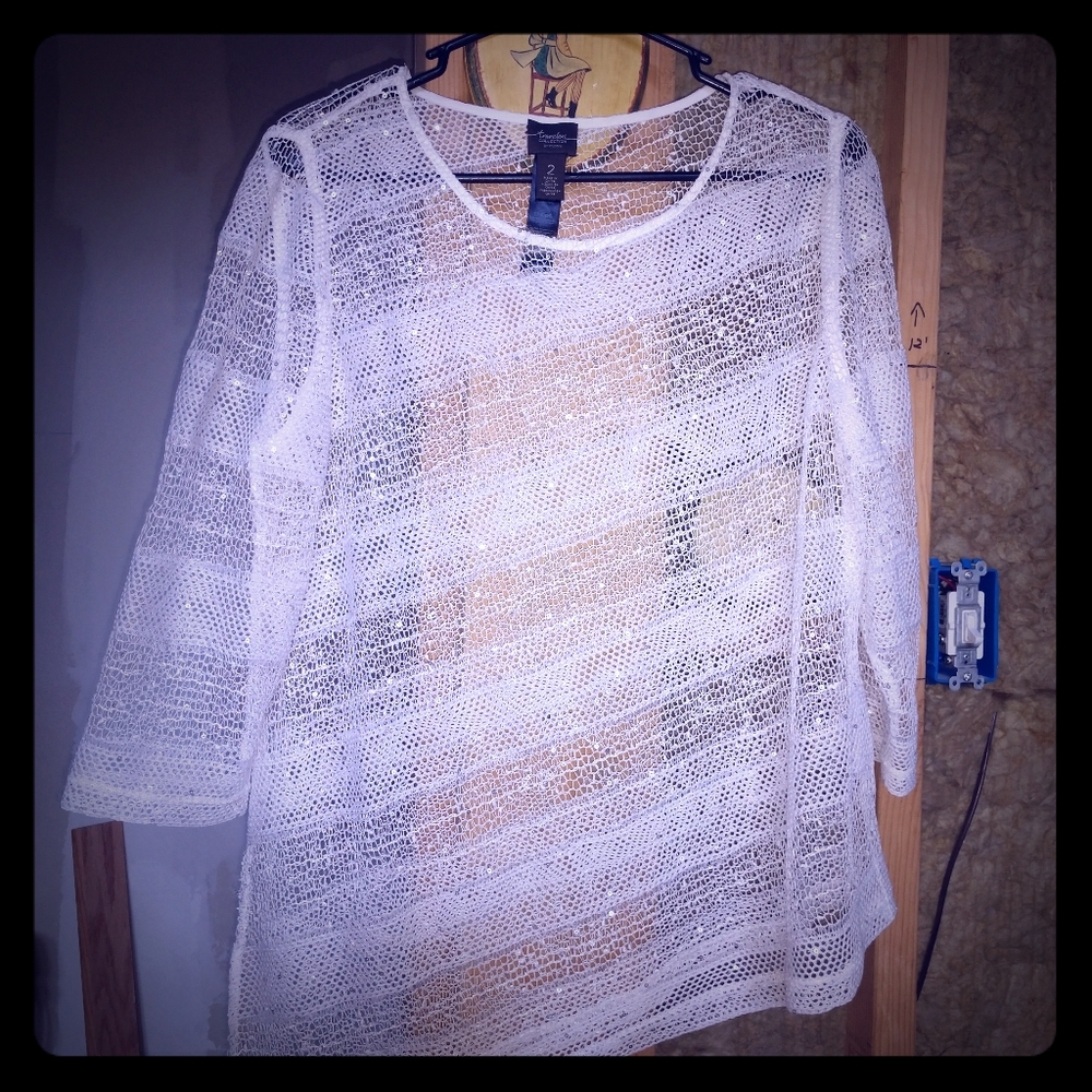 Chico's See thru cover-up